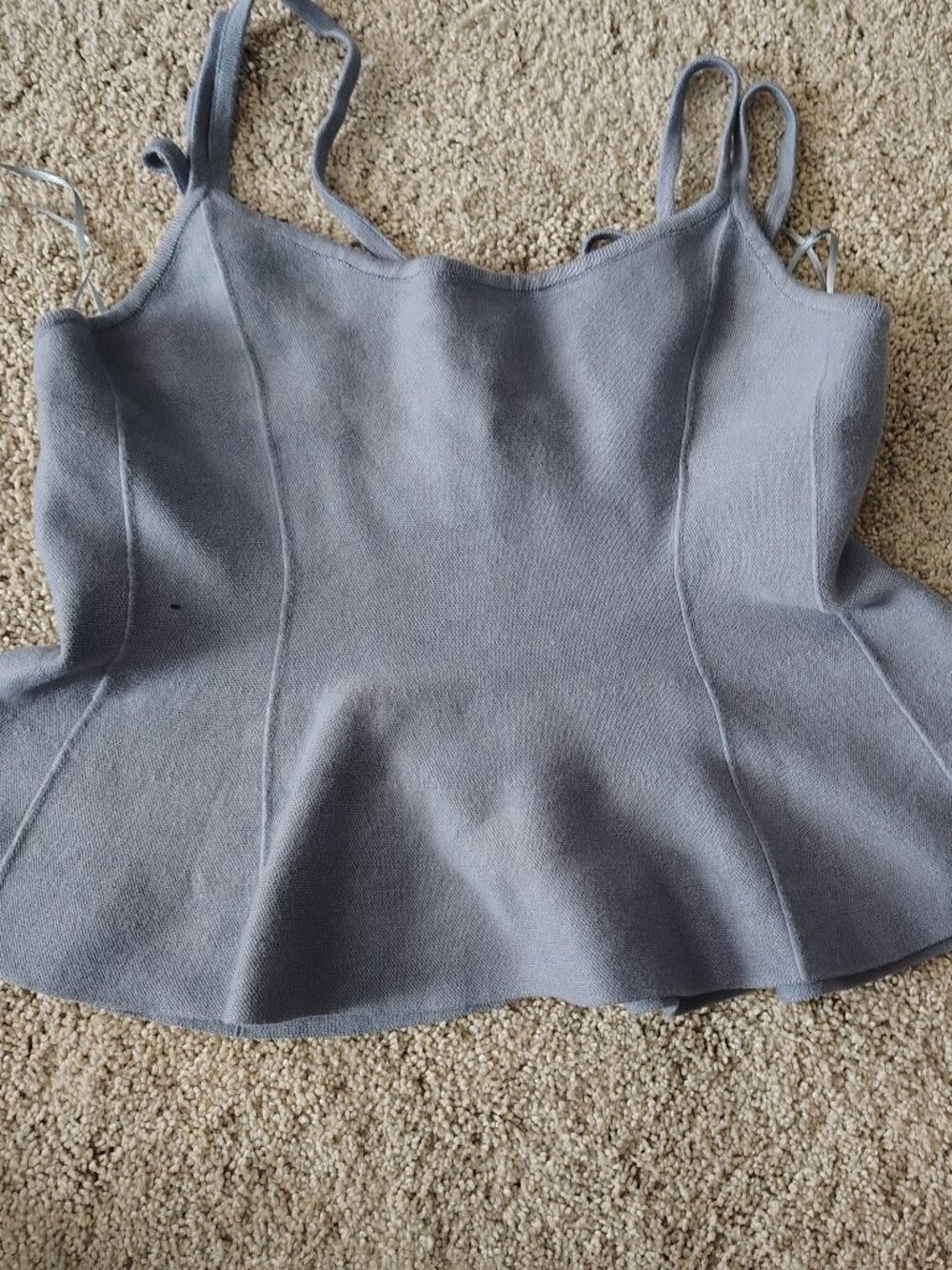 Anthropologie Maeve Peplum Bustier Top in Medium